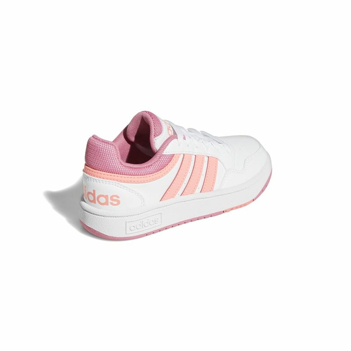 Sports Shoes for Kids Adidas Hoops White for Active Play