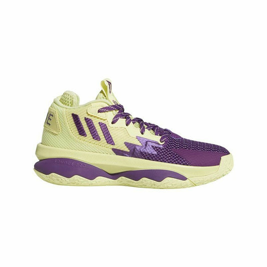 Basketball Shoes for Children Adidas Dame 3 Yellow Kids