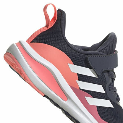 Sports Shoes for Kids Adidas Forta Run Black Salmon