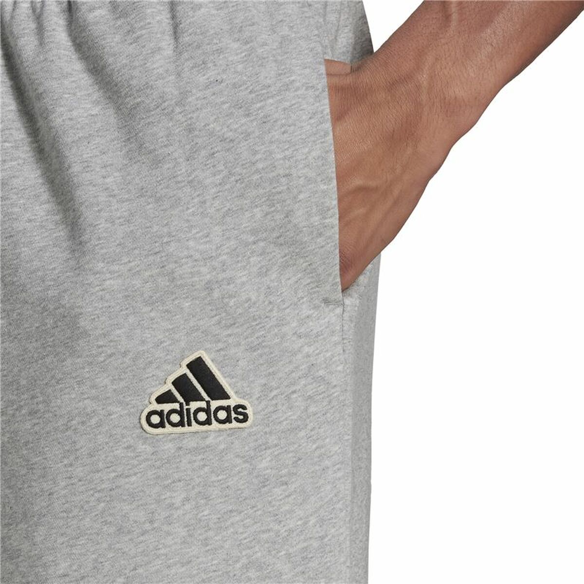 Men's Sports Shorts Adidas Feelcomfy in Grey Color