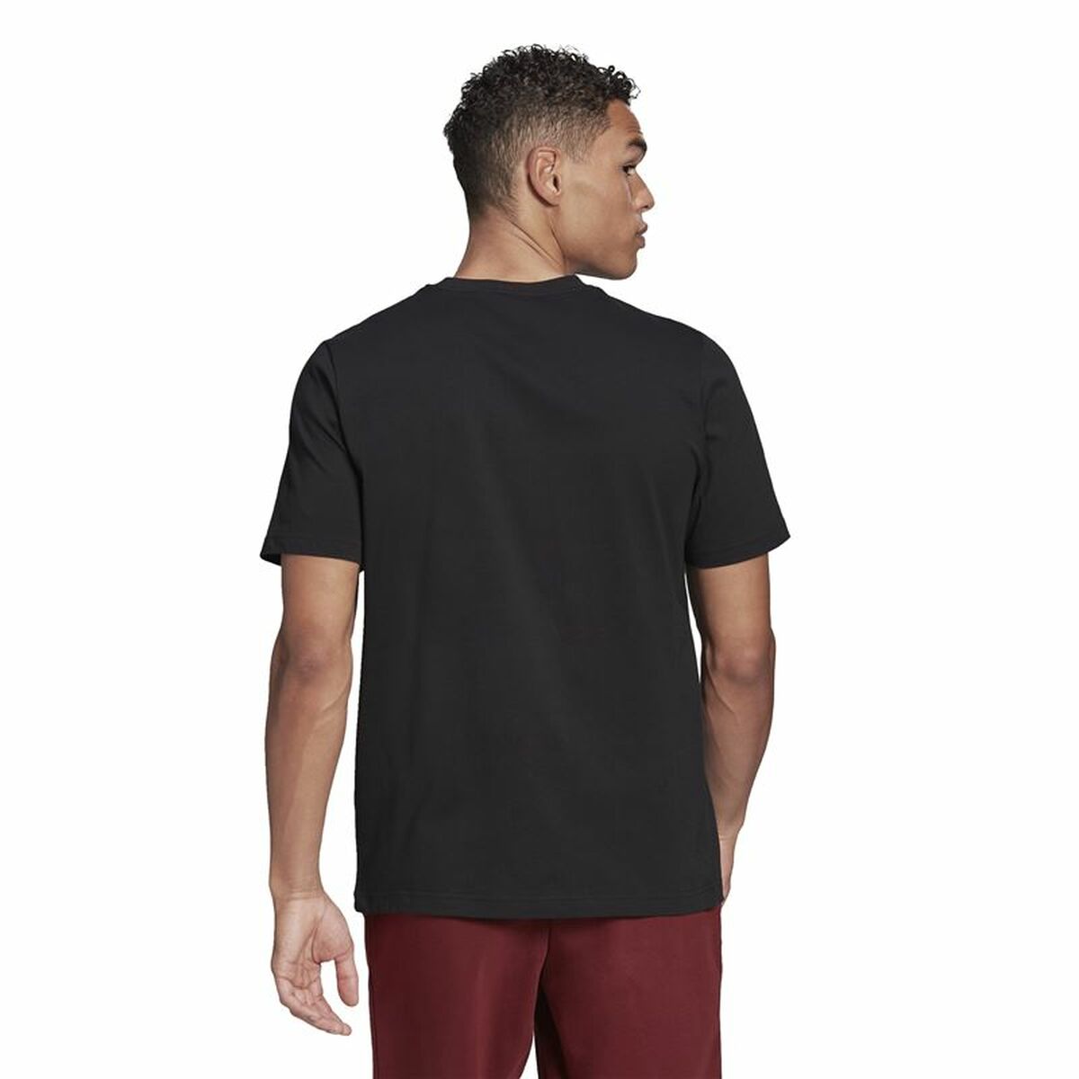 Men’s Short Sleeve T-Shirt Adidas Essentials Comfy Black