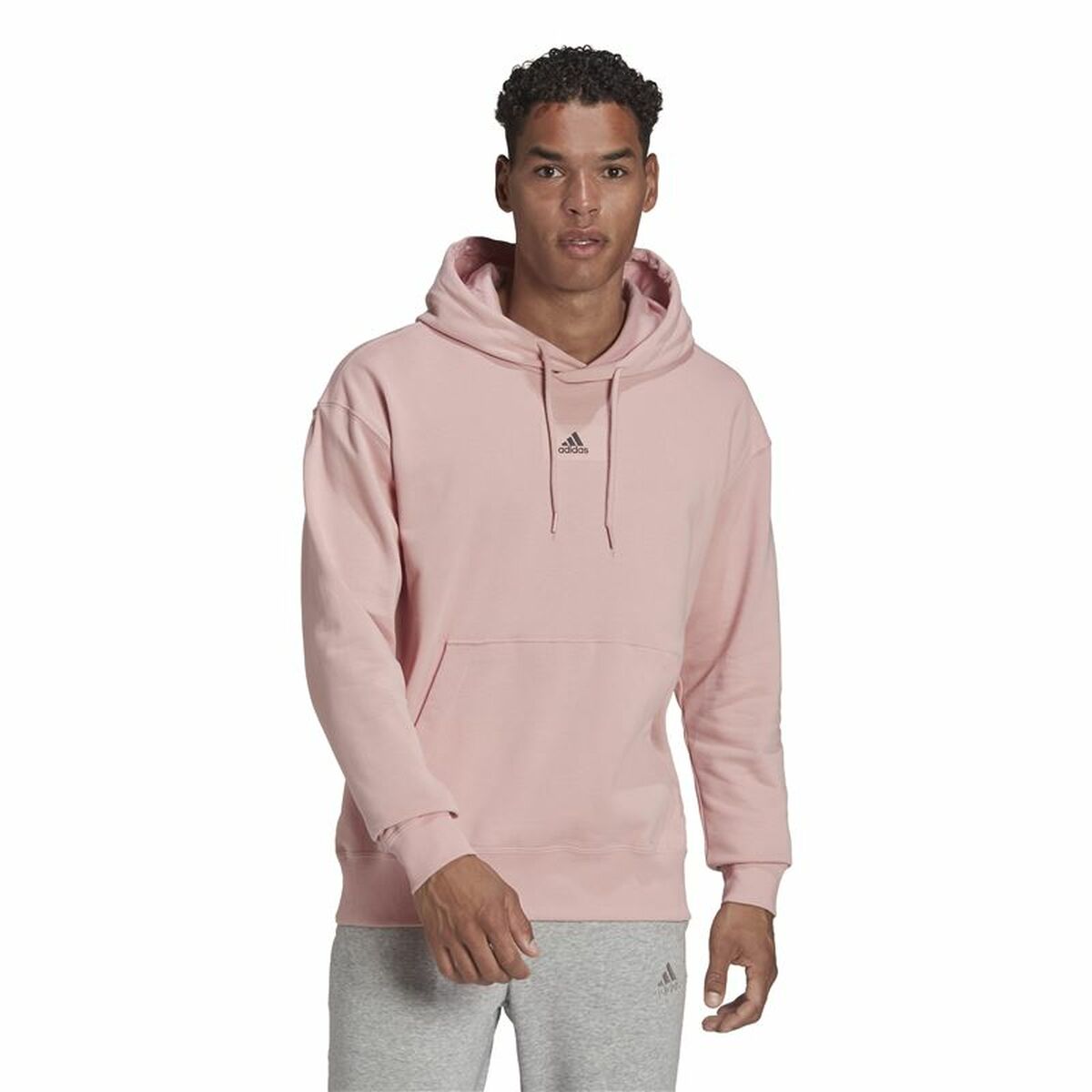 Men’s Hoodie Adidas Essentials Pink for Ultimate Comfort