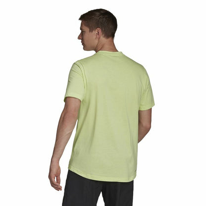 Men's Short Sleeve T-Shirt Adidas Aeroready Green Performance