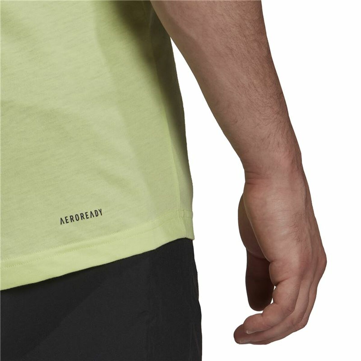 Men's Short Sleeve T-Shirt Adidas Aeroready Green Performance