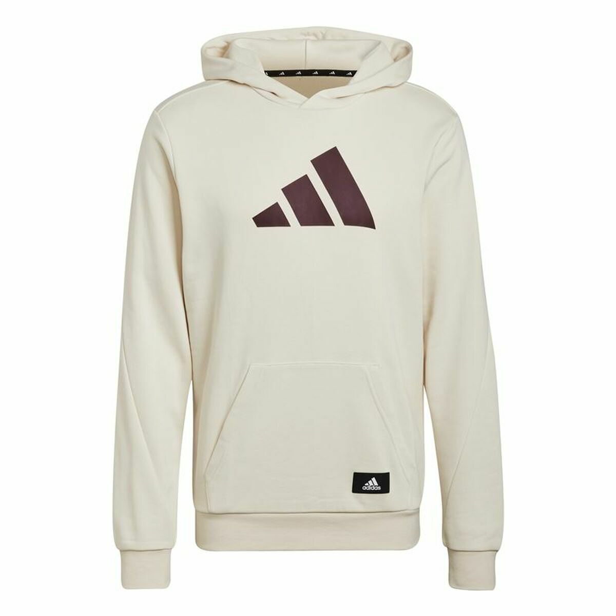 Men’s Hoodie Adidas Future Icons in Beige for Active Wear