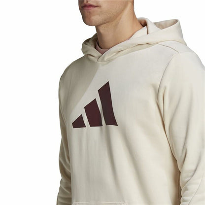 Men’s Hoodie Adidas Future Icons in Beige for Active Wear