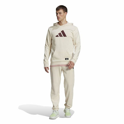 Men’s Hoodie Adidas Future Icons in Beige for Active Wear