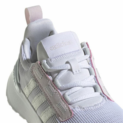 Running Shoes for Kids Adidas Racer TR21 White Sneakers