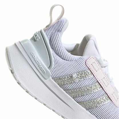 Running Shoes for Kids Adidas Racer TR21 White Sneakers