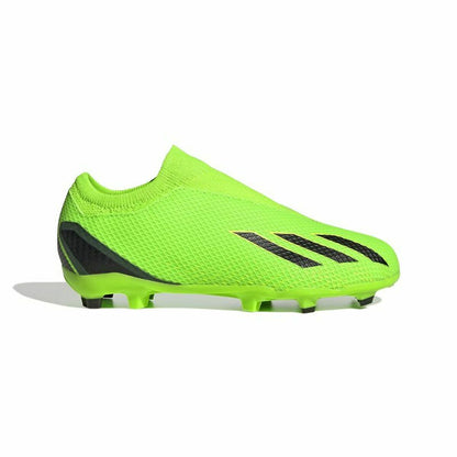 Childrens Football Boots Adidas X Speedportal 3 Lime Green