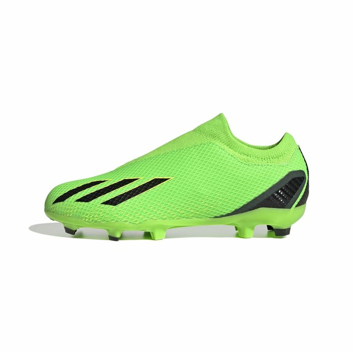 Childrens Football Boots Adidas X Speedportal 3 Lime Green