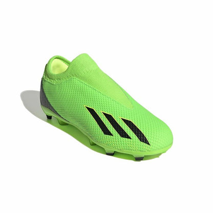 Childrens Football Boots Adidas X Speedportal 3 Lime Green