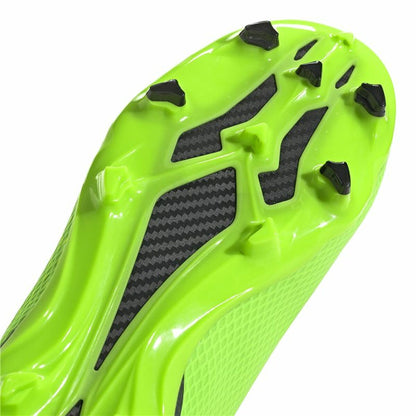 Childrens Football Boots Adidas X Speedportal 3 Lime Green