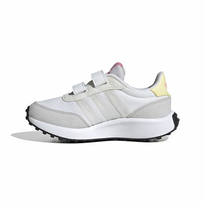 Kids Adidas Run 70s White Sports Shoes for Active Play