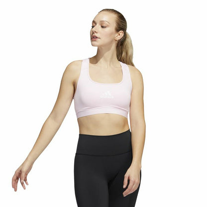 Sports Bra Adidas Powerreact Pink for Active Women