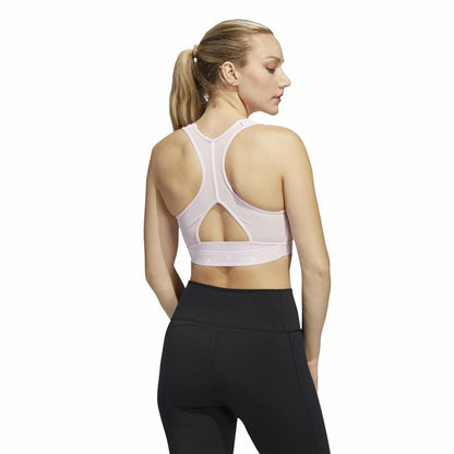 Sports Bra Adidas Powerreact Pink for Active Women