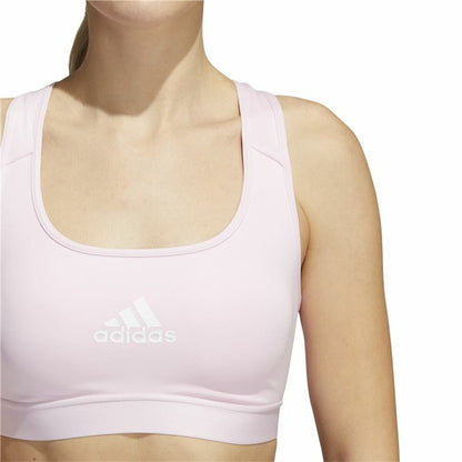 Sports Bra Adidas Powerreact Pink for Active Women