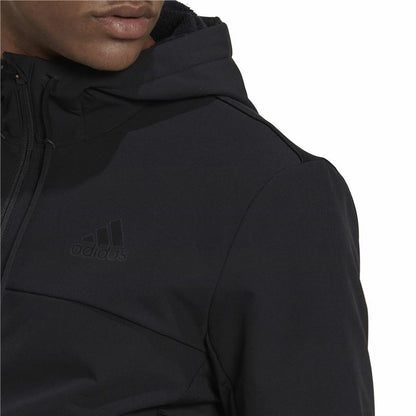 Men's Sports Jacket Adidas COLD.RDY Training Black Hooded