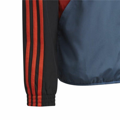 Children's Sports Jacket Adidas Colorblock Black for Kids