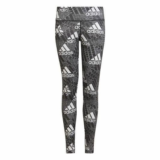 Sports Leggings Adidas Designed To Move Grey Black for Girls