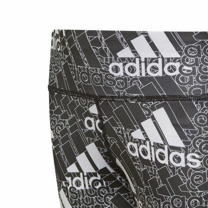 Sports Leggings Adidas Designed To Move Grey Black for Girls