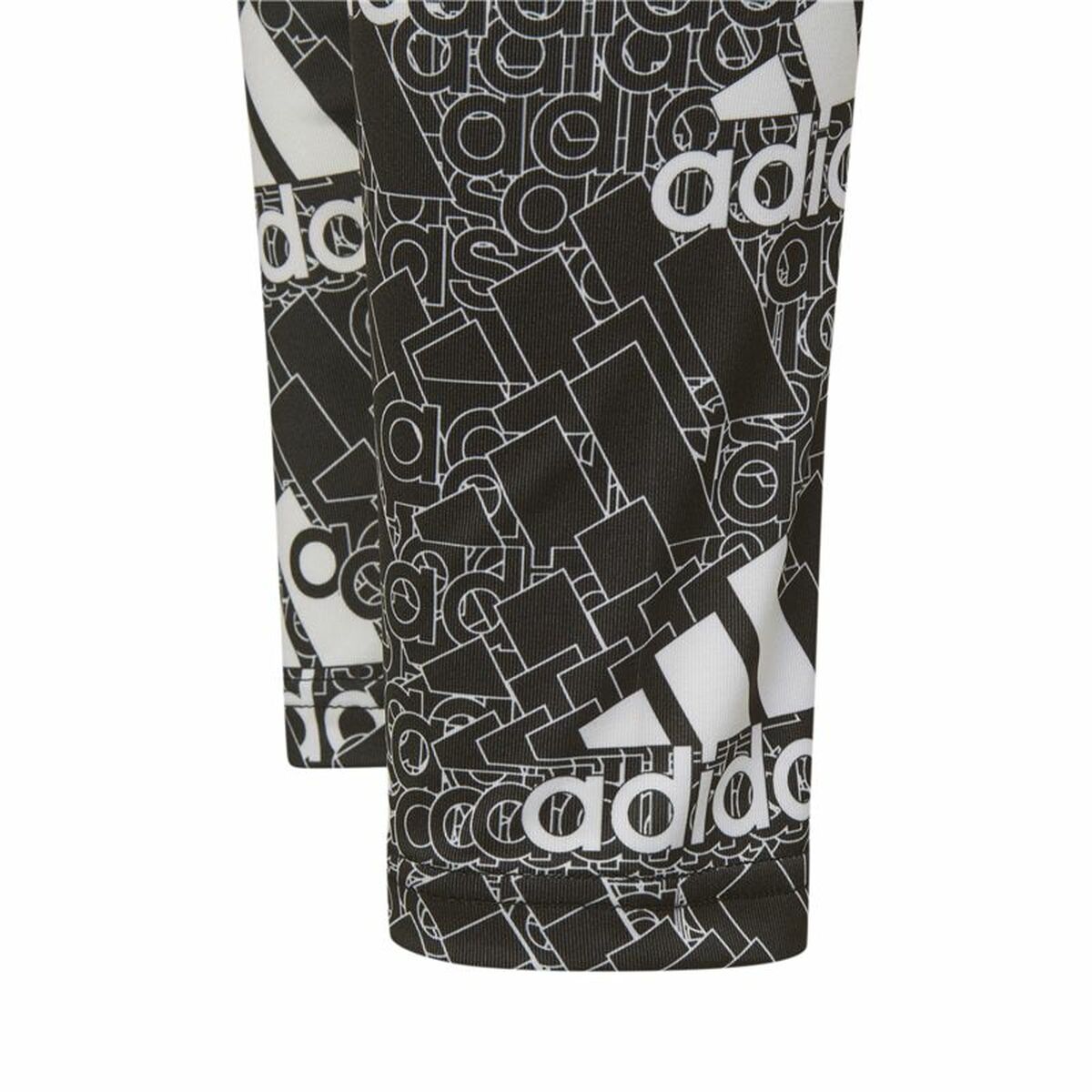 Sports Leggings Adidas Designed To Move Grey Black for Girls