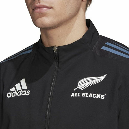 Men's Sports Jacket Adidas All Black Rugby Prime Black