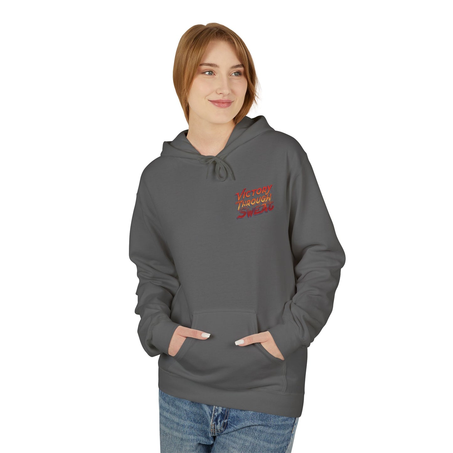 Victory through sweats Unisex Midweight Softstyle Fleece Hoodie - StyleMZ