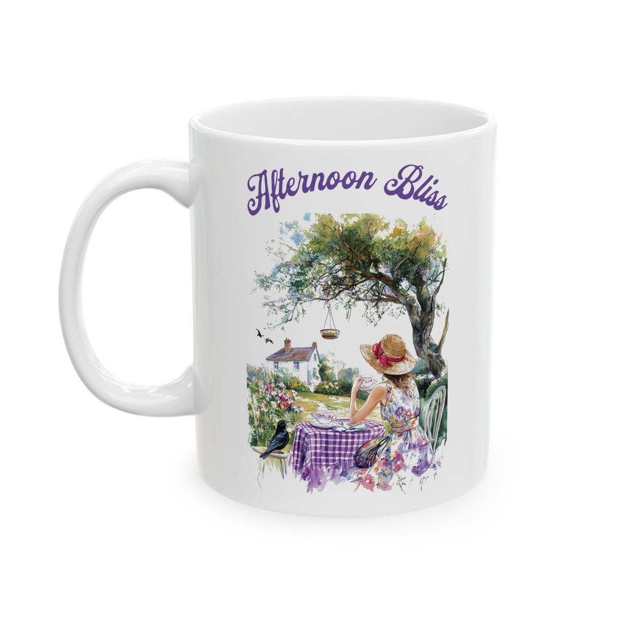 Afternoon Bliss Ceramic Mug, (11oz, 15oz)  - StyleMZ