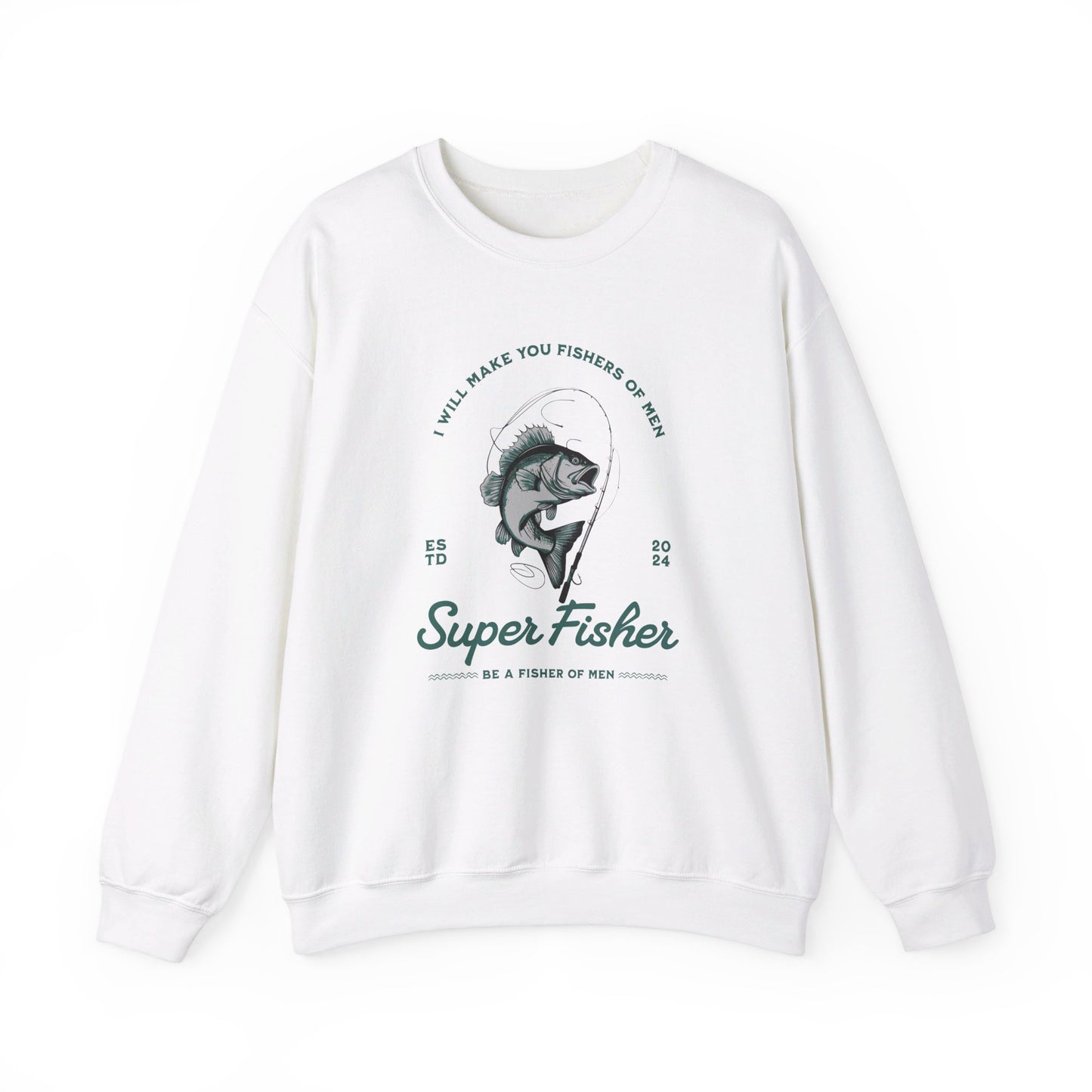 Korea - Super fisher Unisex Heavy Blend™ Crewneck Sweatshirt - StyleMZ - Stylemz