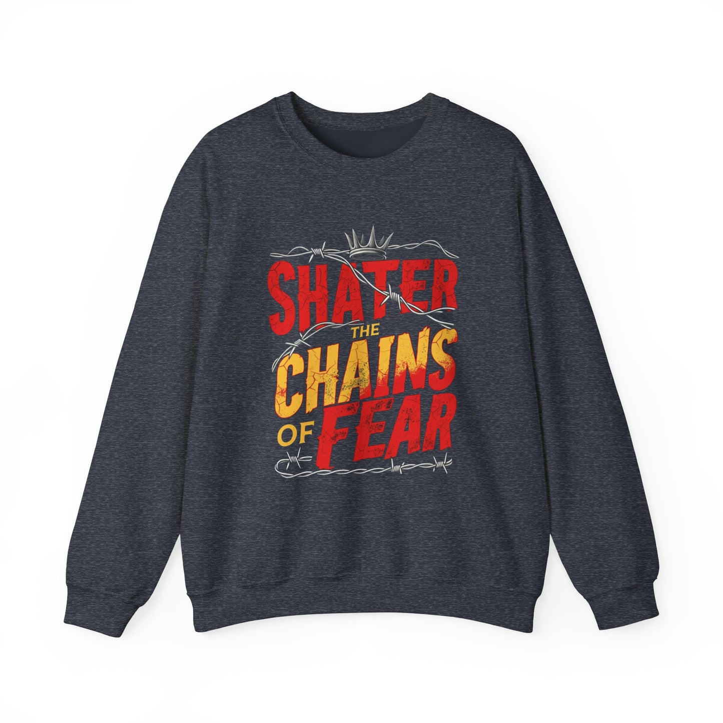 Shater chains of fear Unisex Heavy Blend™ Crewneck Sweatshirt - StyleMZ