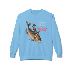 Korea -  Riding the Waves of Imagination Unisex Midweight Softstyle Fleece Crewneck Sweatshirt  - StyleMZ