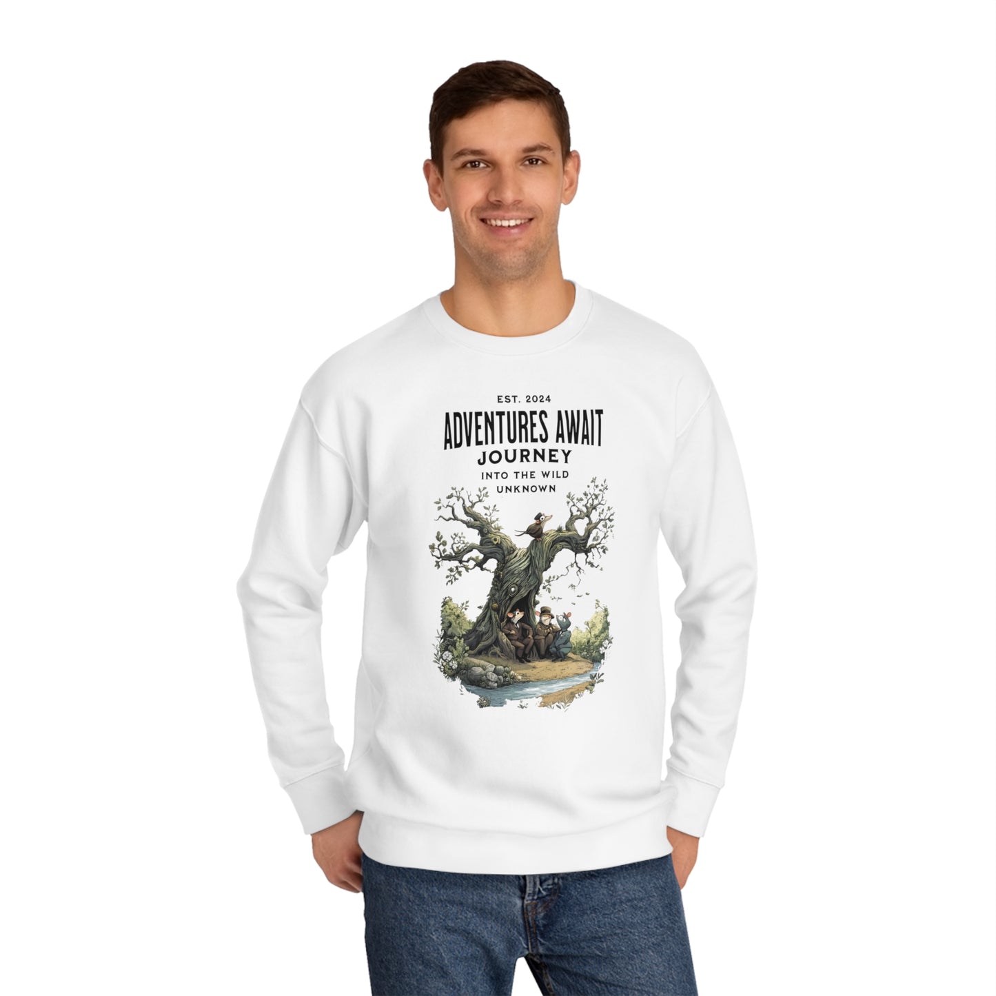 Korea - Journey into the Wild Unknown Unisex Crew Sweatshirt - StyleMZ - Stylemz