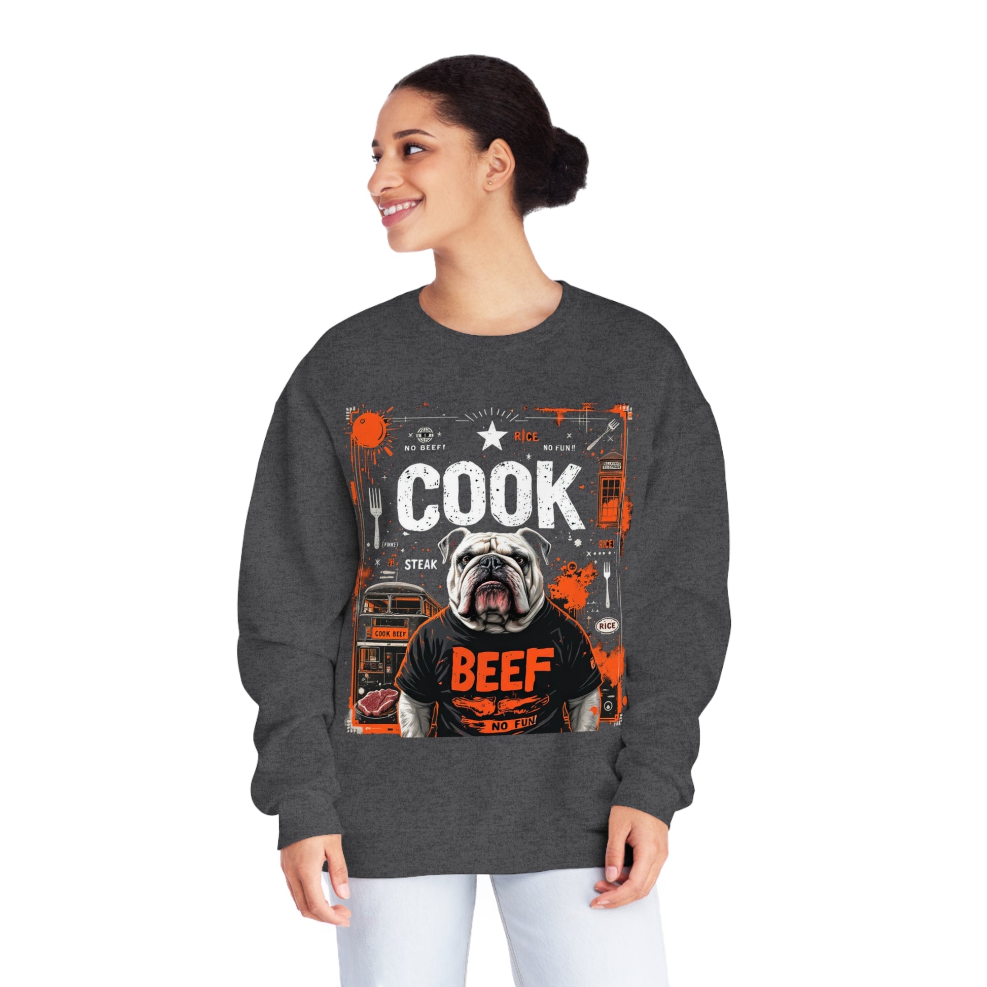 Cook beef Unisex NuBlend® Crewneck Sweatshirt - StyleMZ-Stylemz