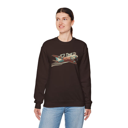 It's time to move on Unisex Heavy Blend™ Crewneck Sweatshirt - StyleMZ