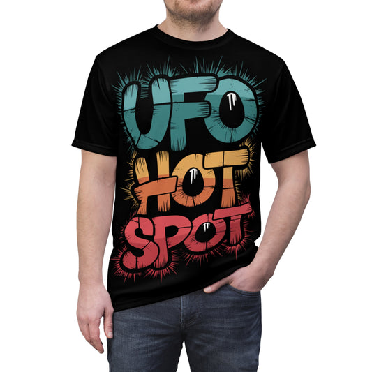 Korea - UFO HOT SPOT Unisex Cut & Sew Tee (AOP) - StyleMZ - Stylemz