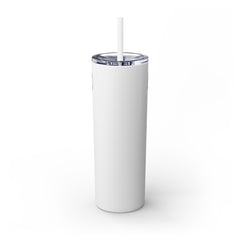 Korea -  Classic Tech Skinny Tumbler with Straw, 20oz  - StyleMZ