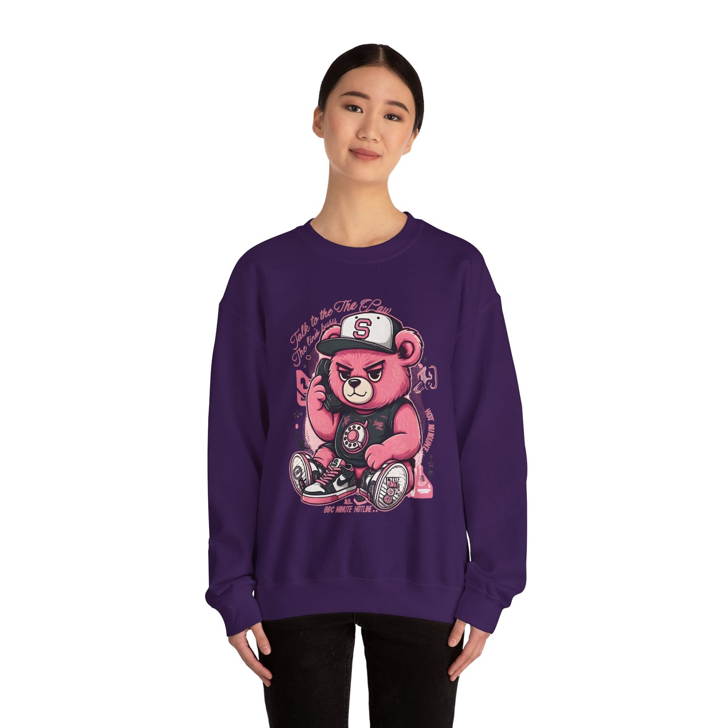 Talk to the Paw Unisex Heavy Blend™ Crewneck Sweatshirt - StyleMZ - Stylemz