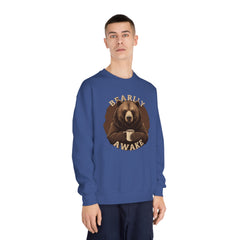 Corea - Sudadera unisex con cuello redondo DryBlend® de Bearly Awake - StyleMZ 