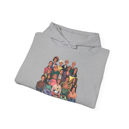 Definitely not my family photo Unisex Heavy Blend™ Hooded Sweatshirt - StyleMZ