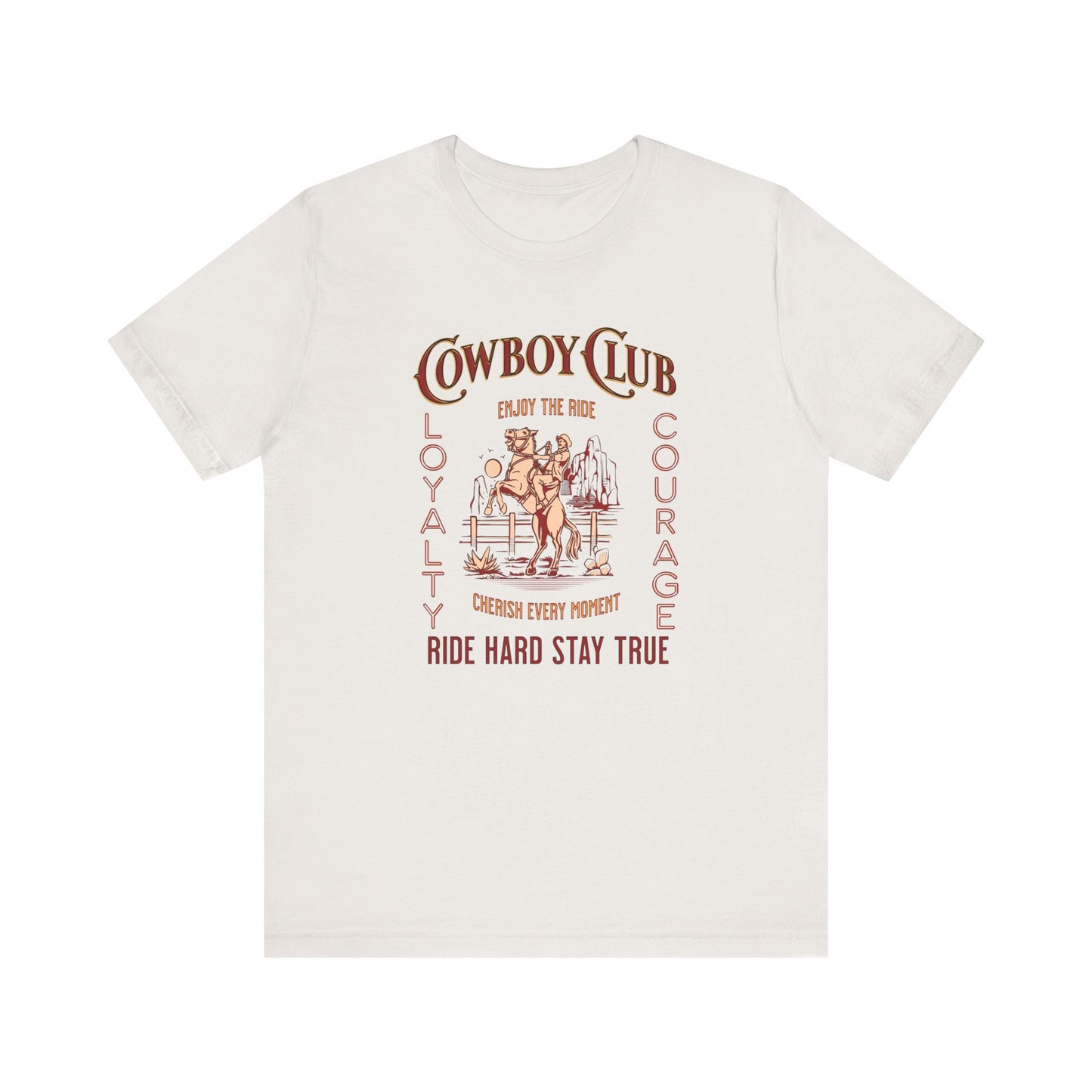 Cowboy club Unisex Jersey Short Sleeve Tee