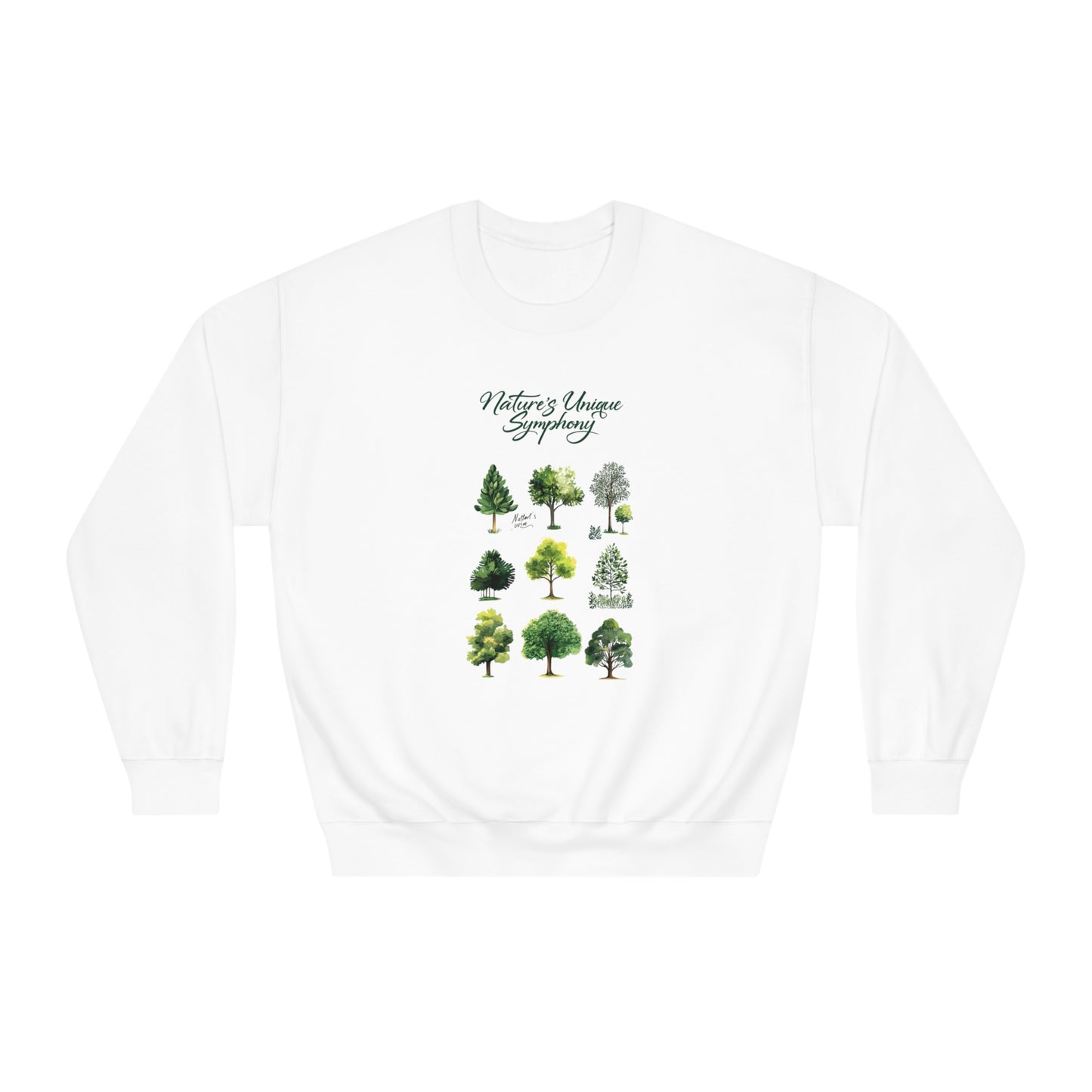 Nature's unique symphony Unisex DryBlend® Crewneck Sweatshirt - StyleMZ - Stylemz