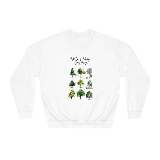 Nature's unique symphony Unisex DryBlend® Crewneck Sweatshirt - StyleMZ - Stylemz