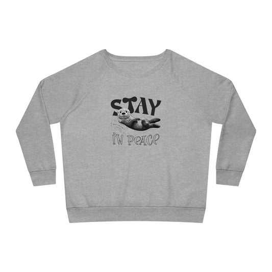 Corea - Sudadera de corte relajado Dazzler para mujer Stay in peace - StyleMZ 