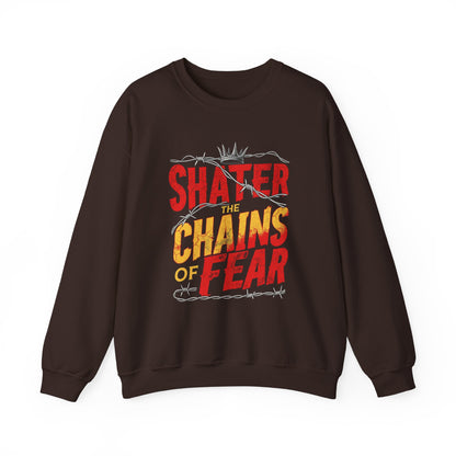 Shater chains of fear Unisex Heavy Blend™ Crewneck Sweatshirt - StyleMZ