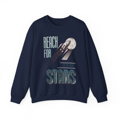 Korea -  Reach for the stars Unisex Heavy Blend™ Crewneck Sweatshirt  - StyleMZ