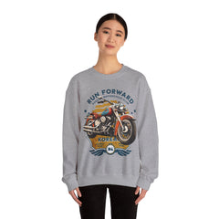 Run forward Unisex Heavy Blend™ Crewneck Sweatshirt  - StyleMZ