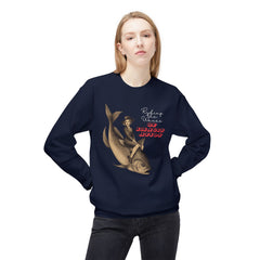 Korea -  Riding the Waves of Imagination Unisex Midweight Softstyle Fleece Crewneck Sweatshirt  - StyleMZ