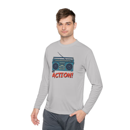 Korea -  Get action Unisex Lightweight Long Sleeve Tee  - StyleMZ