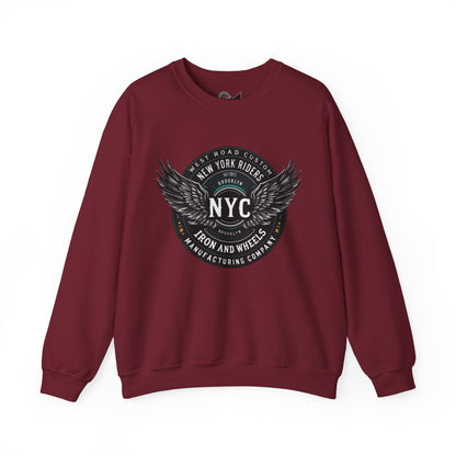 New York Riders Unisex Heavy Blend™ Crewneck Sweatshirt - StyleMZ - Stylemz